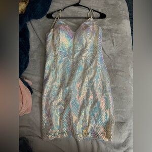 White homecoming dress